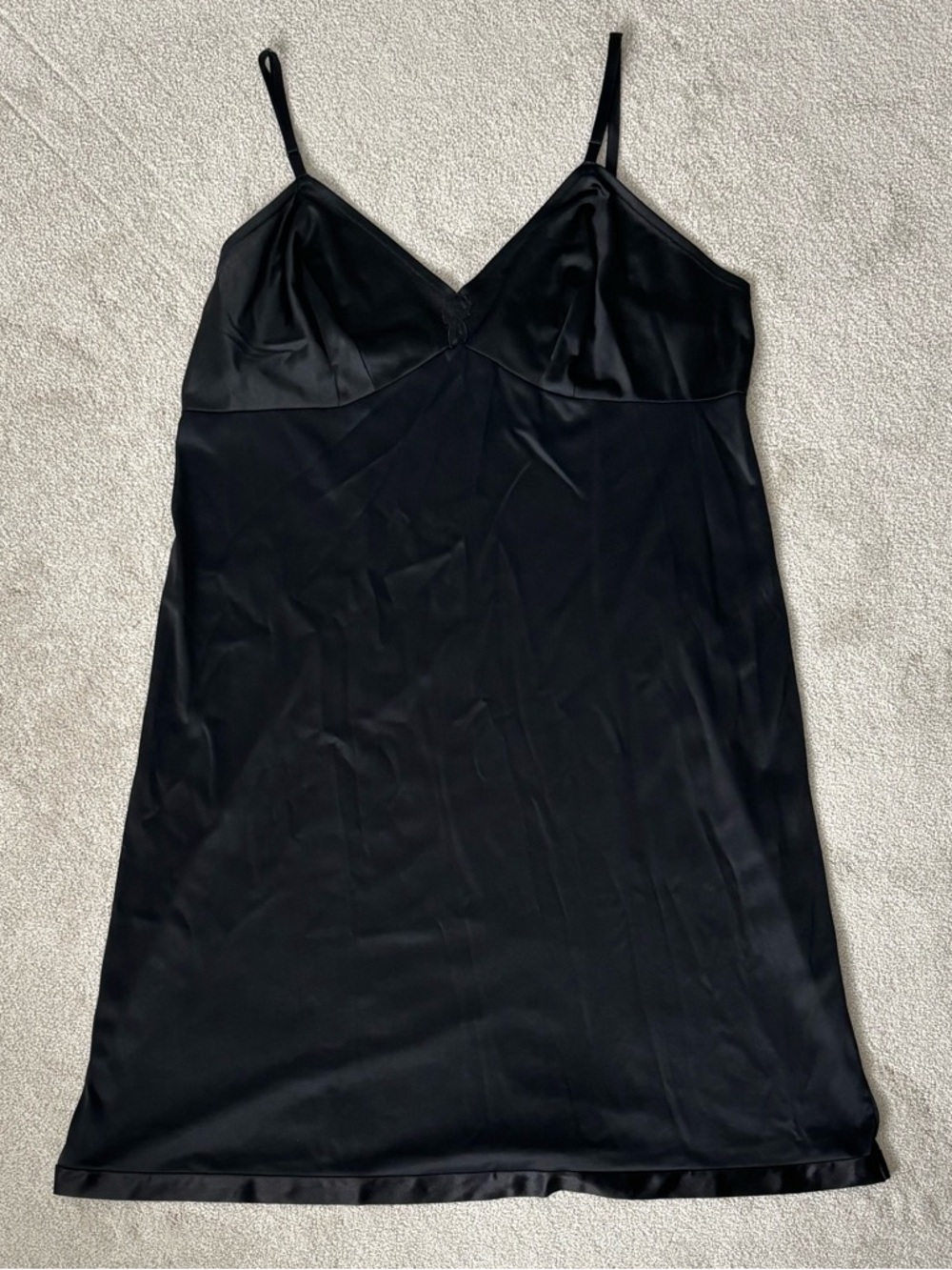 Vintage Vanity Fair 70s 80s Boudoir Full Slip Dress Antron III Nylon Size 42